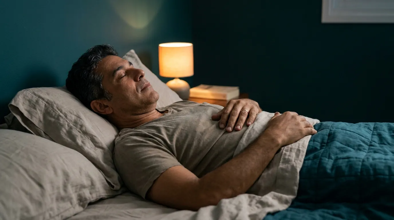 Capa do artigo Respiração para dormir: técnicas simples para a hora de deitar